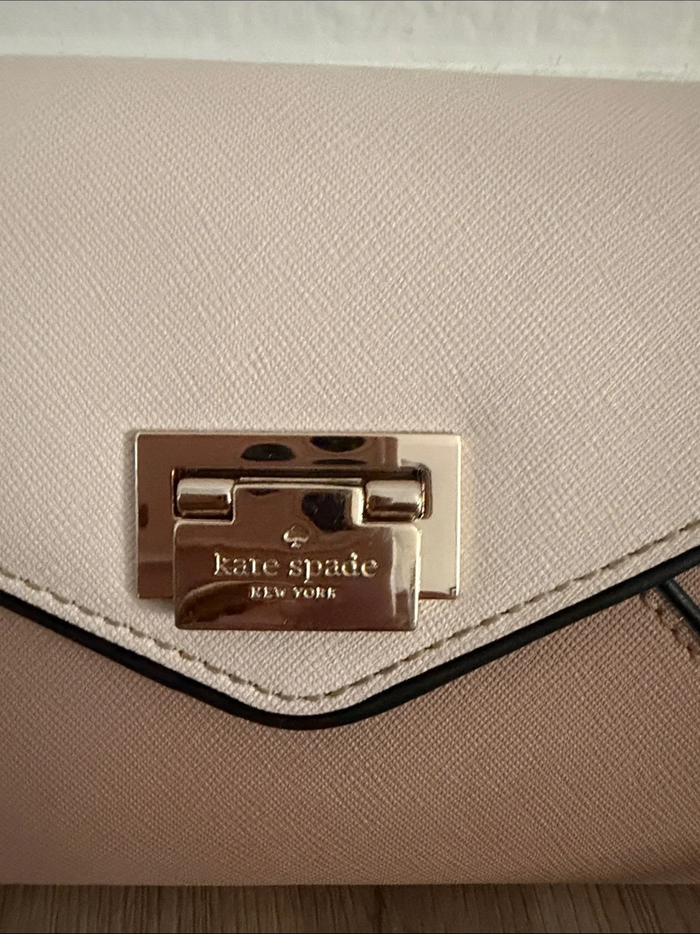 Kate Spade cream/beige envelope purse